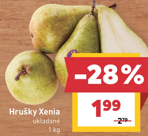 Hrušky Xénia ukladané