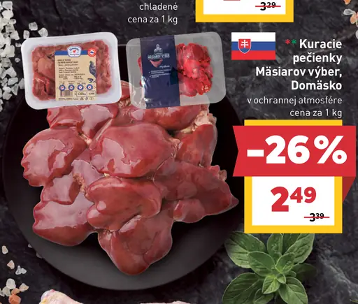 Kuracie pečienky Mäsiarov výber