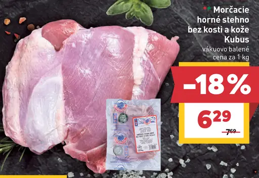 Morčacie horné stehno bez kosti a kože Kubus