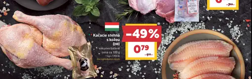 Kačacie stehná s kožou DMI vákuovo balené