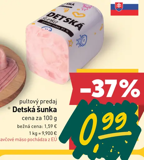 Detská šunka