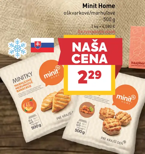 Minit Home oškvarkové a marhuľové