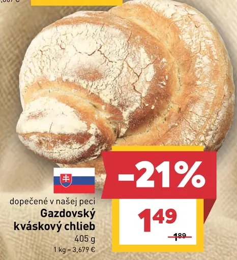Gazdovský kváskový chlieb