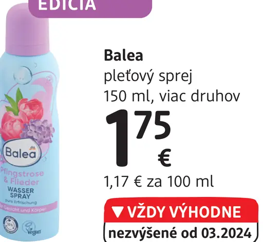 Balea pleťový sprej