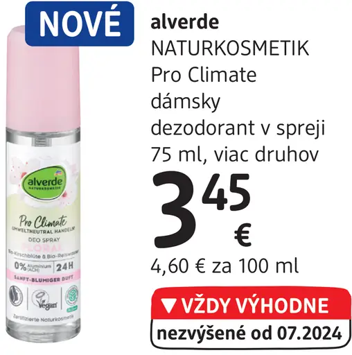 Pro Climate dámsky deodorant v spreji