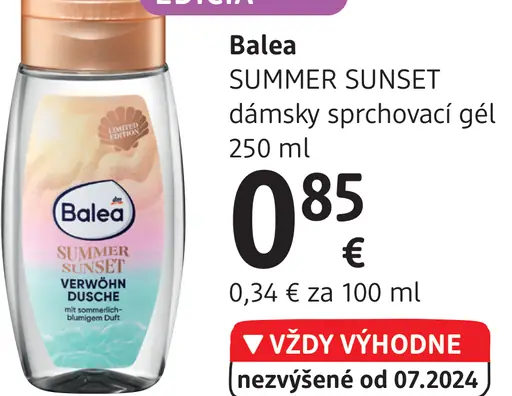 Balea SUMMER SUNSET dámsky sprchovací gél