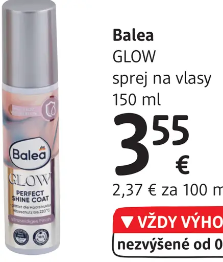 Balea GLOW sprej na vlasy