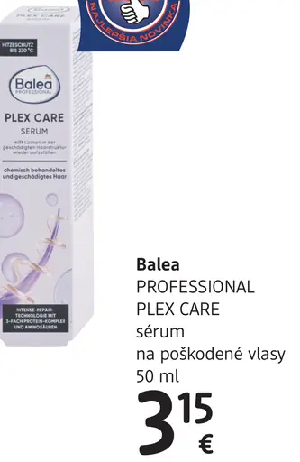 Balea PROFESSIONAL PLEX CARE sérum