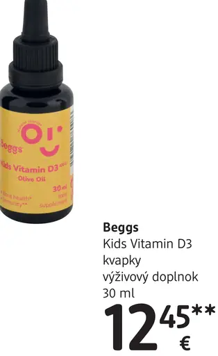 Kids Vitamin D3 kvapky