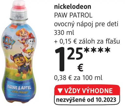 ovocný nápoj pre deti