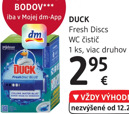 Duck Fresh Discs WC čistič