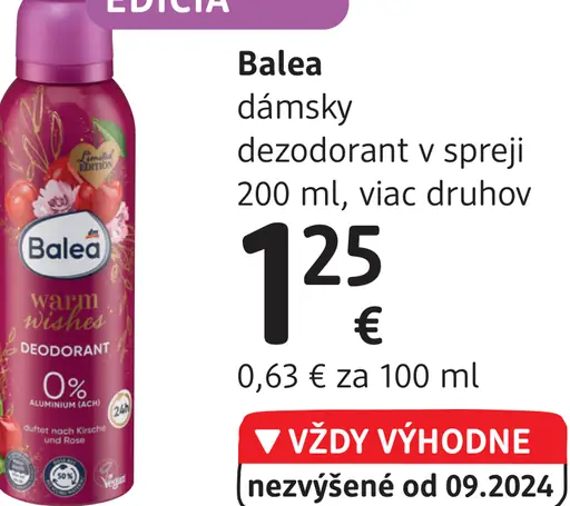 Balea dámsky dezodorisant v spreji