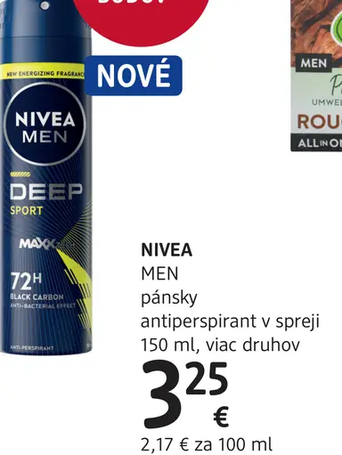 NIVEA MEN pánsky antiperspirant v spreji