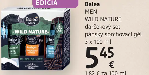 Balea MEN WILD NATURE darčekový set