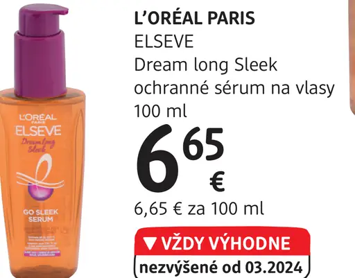 Dream long Sleek ochranné sérum na vlasy