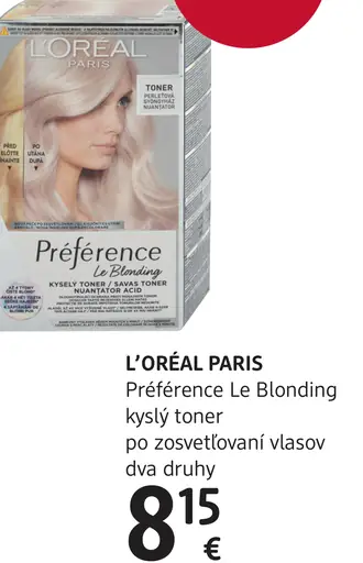 Préférence Le Blonding kyslý toner