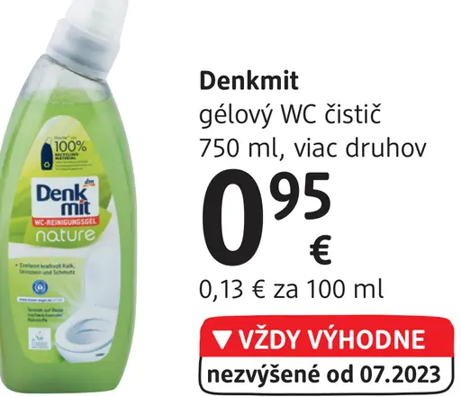 Denkmit gélový WC čistič