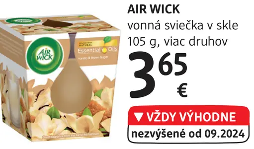 AIR WICK vonná sviečka v skle