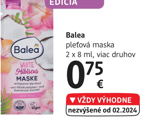 Balea pleťová maska