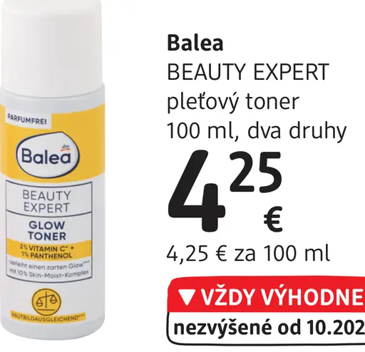 Balea BEAUTY EXPERT pleťový toner