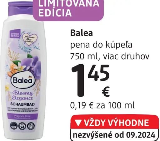 Balea pena do kúpeľa