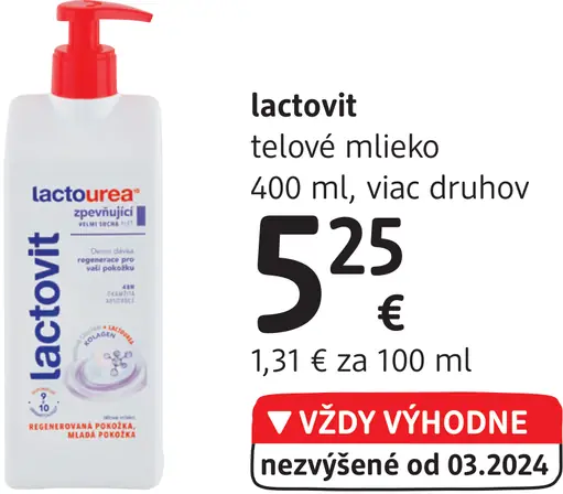 Lactovit Telové mlieko