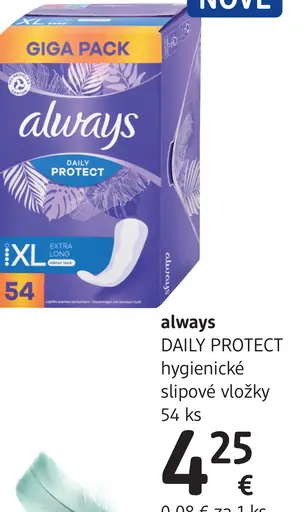 DAILY PROTECT hygienické slípové vložky