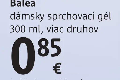 Balea dámsky sprchovací gél