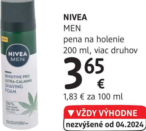 NIVEA MEN pena na holenie