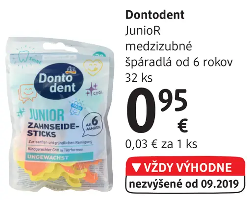 Dontodent Junior medzizubné špáradlá