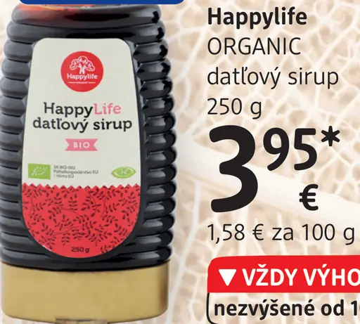 Happylife datľový sirup