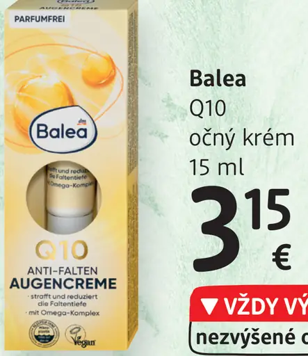 Balea Q10 očný krém