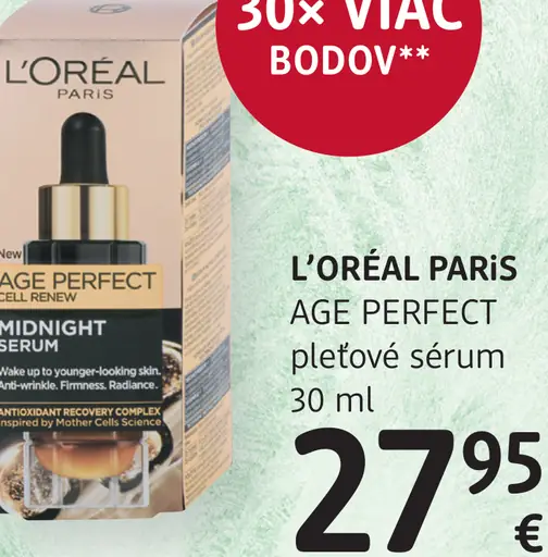 L'ORÉAL PARIS AGE PERFECT pleťové sérum