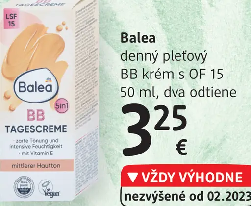 Balea BB krém s OF 15