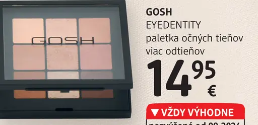 EYEDENTITY paletka očných tieňov