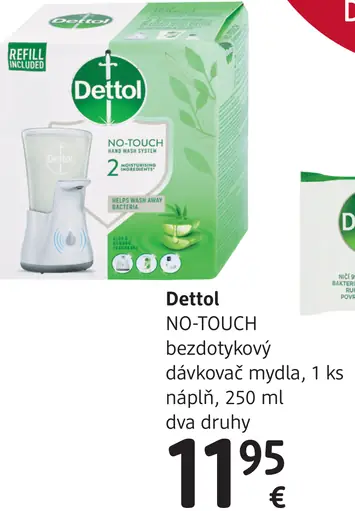 Dettol NO-TOUCH bezdotykový dávkovač mydla