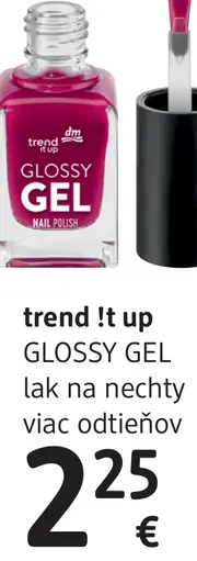 GLISSY GEL lak na nechty