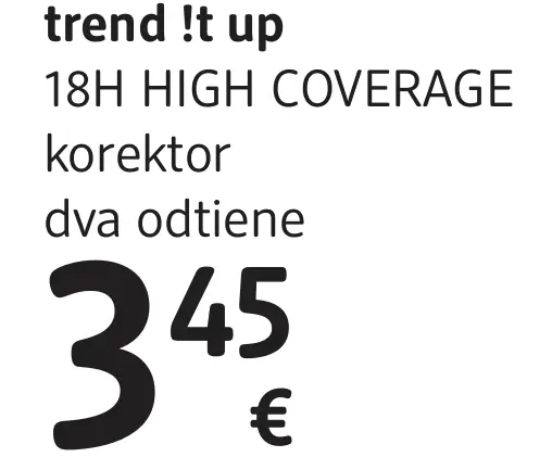 18H HIGH COVERAGE korektor