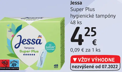 Jessa Super Plus hygienické tampóny