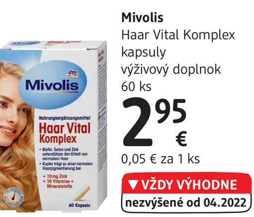 Mivolis Haar Vital Komplex kapsuly