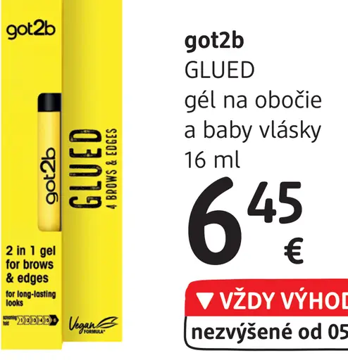 gél na obočie a baby vlásky