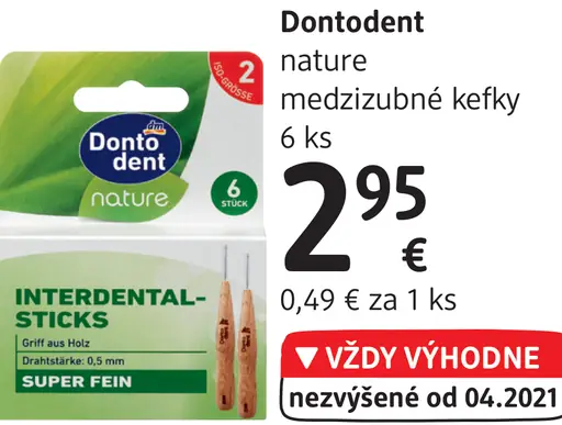 Dontodent nature medzizubné kefky