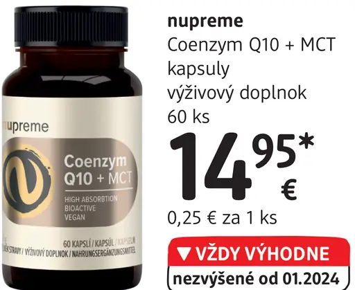 Coenzym Q10 + MCT kapsuly