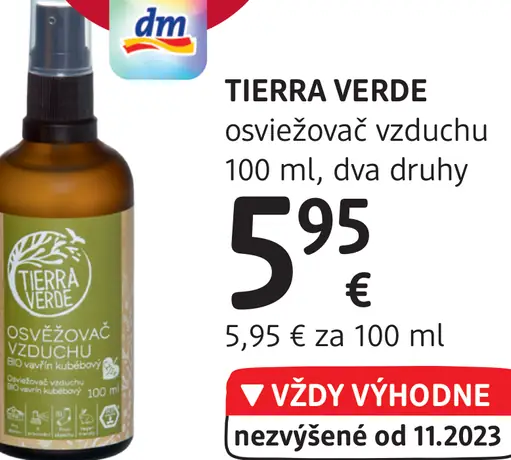 TIERA VERDE osviežovač vzduchu