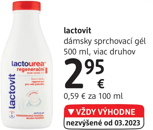 lactovit dámsky sprchovací gél