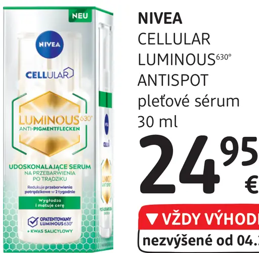 CELLULAR LUMINULAR630 ANTI-SPOT pleťový sérum