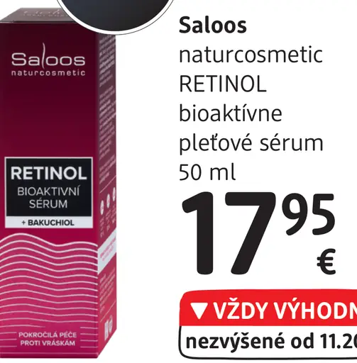 RETINOL bioaktívne pleťové sérum