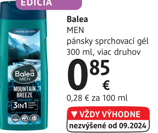 Balea MEN pánsky sprchovací gél