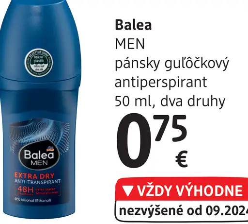 Balea MEN pánsky guľôčkový antiperspirant