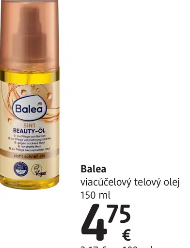 Balea viaceré telóv̌y olej